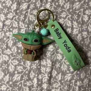 Star Wars baby yoda keychain new